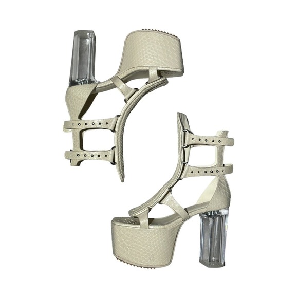 Rick Owens $3,000 Python Spartan Gladiator heel - Picture 2 of 10